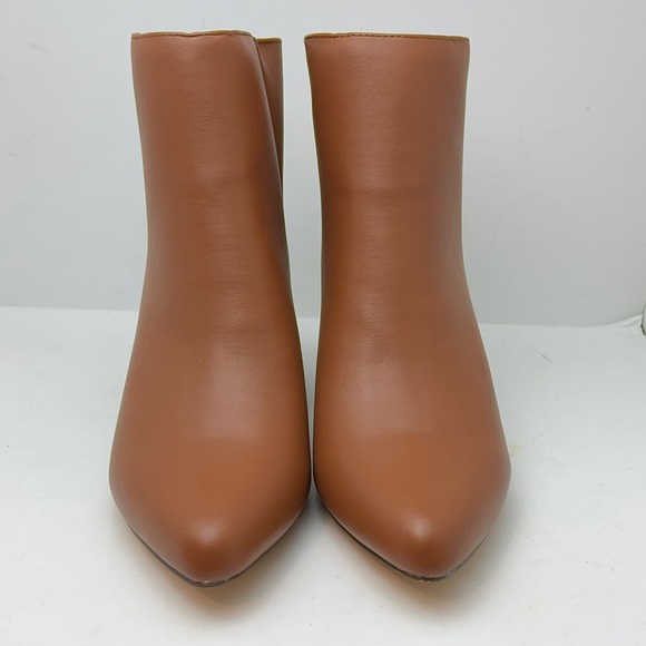 ✨Lulu's Brya Cognac Pointed-Toe Ankle Bootie - Picture 2 of 6